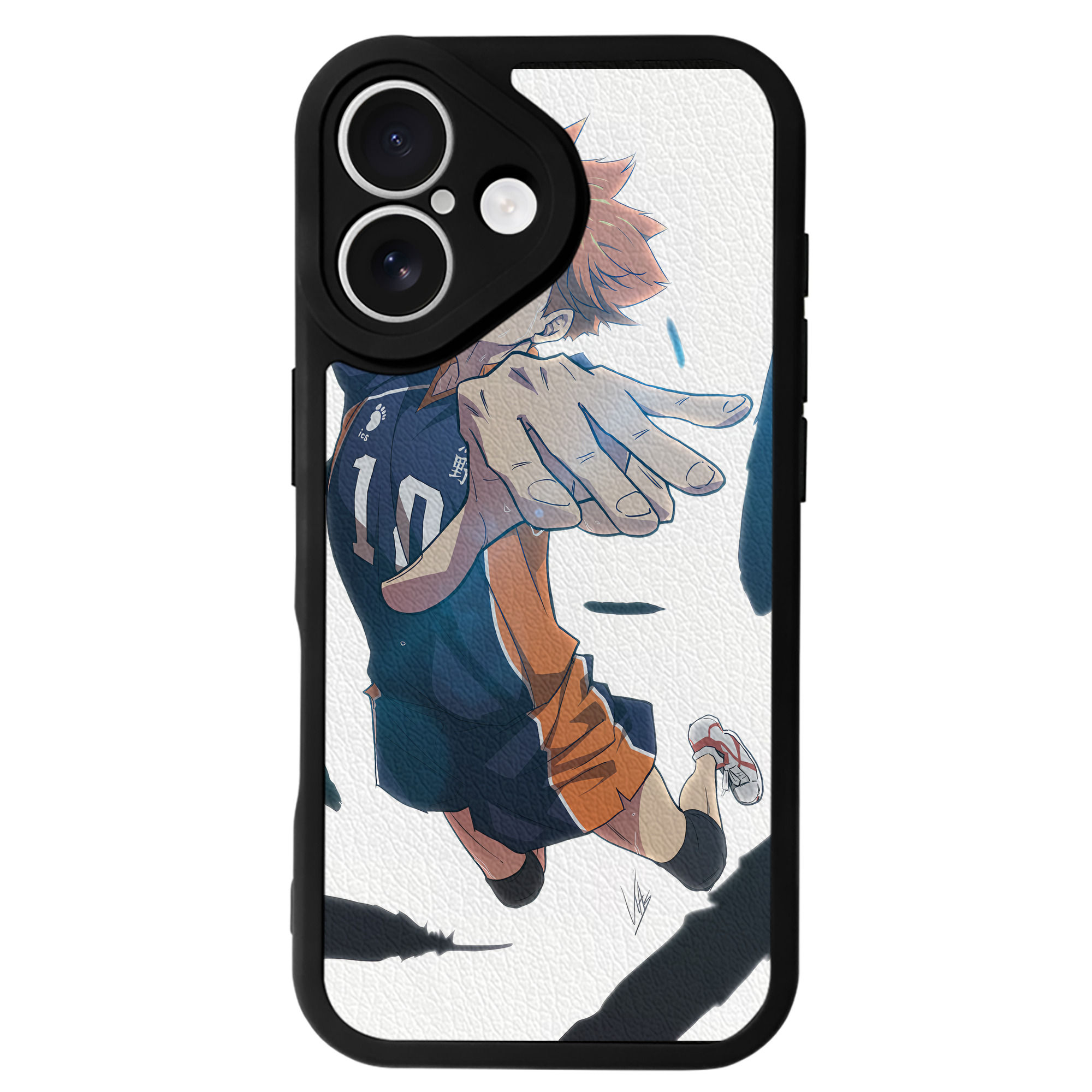 （画像用） ハイキュー!! Haikyu!! 【iPhone 16シリーズ対応】シリコンスマホケース（レザー調） 材質：シリコン